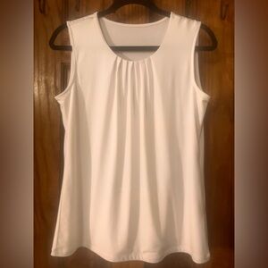 Christopher & Banks Classic White Tank Top